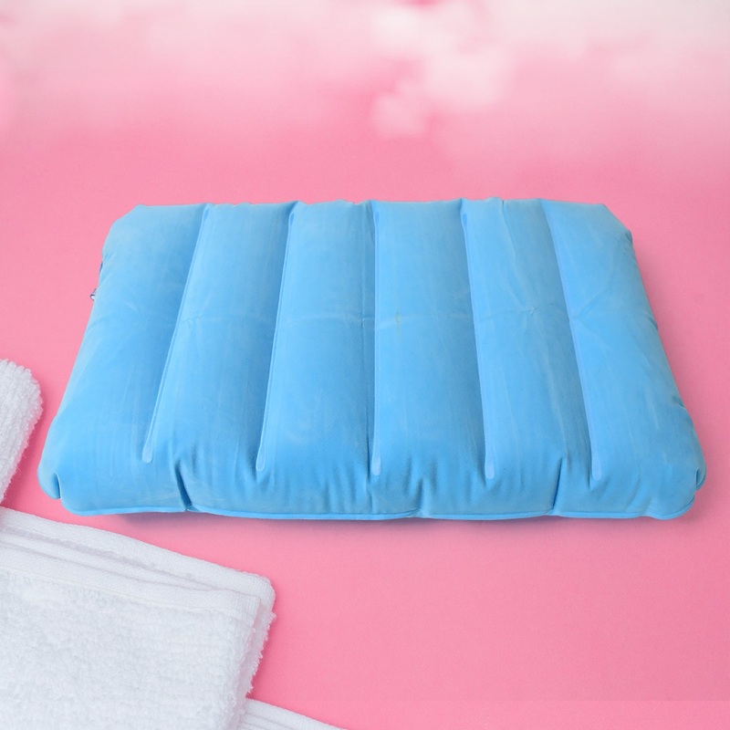 Inflatable Camping Pillows, Travelling Air Pillow Soft Comfortable Air Inflatable Travel Pillow (4830 Cm / 1 pc)