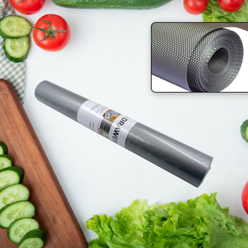 Multipurpose Anti-Slip Mat Liner Roll – 45cmx5m for Kitchen, Bathroom, Cabinet, Drawer, Shelf & Fridge
