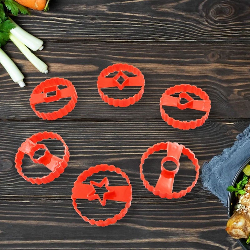 Easter Cookie Cutter Set – Plastic Biscuit Cutting Tools for DIY Baking & Cake Decoration (6-Piece)