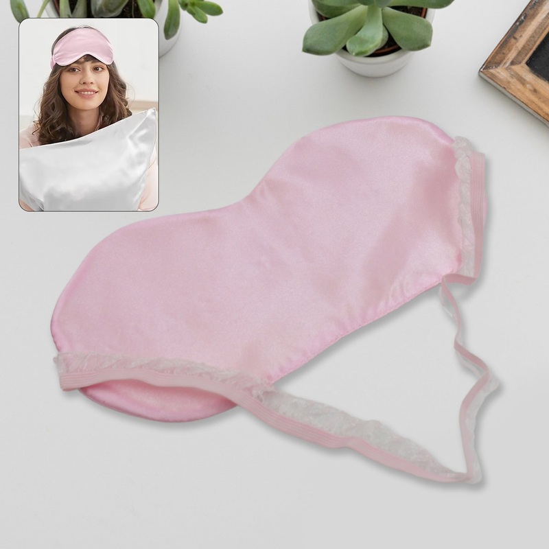 New Unisex Satin Sleep Mask  For Travel & Meditation (1pc)