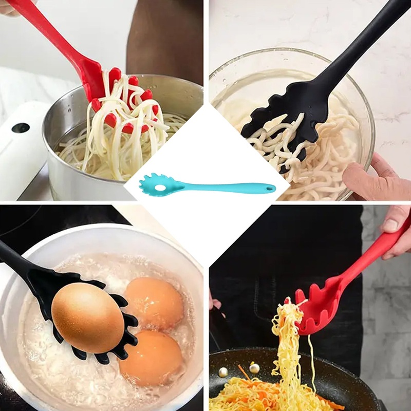 Pasta Fork Utensil – Heat-Resistant Non-Slip Spaghetti Serving Spoon (29cm)
