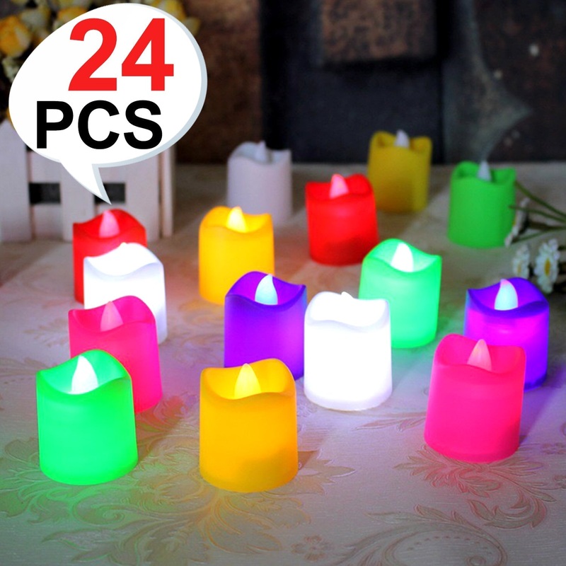 Festival Decorative – LED Tealight Candles (Multi Color)