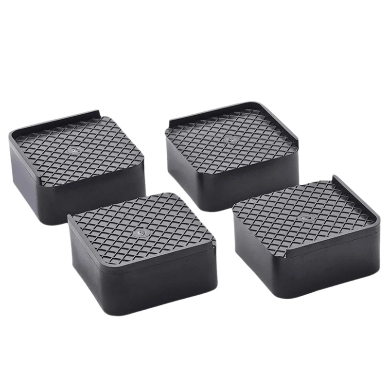 Premium Multipurpose Heavy Duty Cupboard / Refrigerator / Sofa Base Stand – Set of 4 Pcs