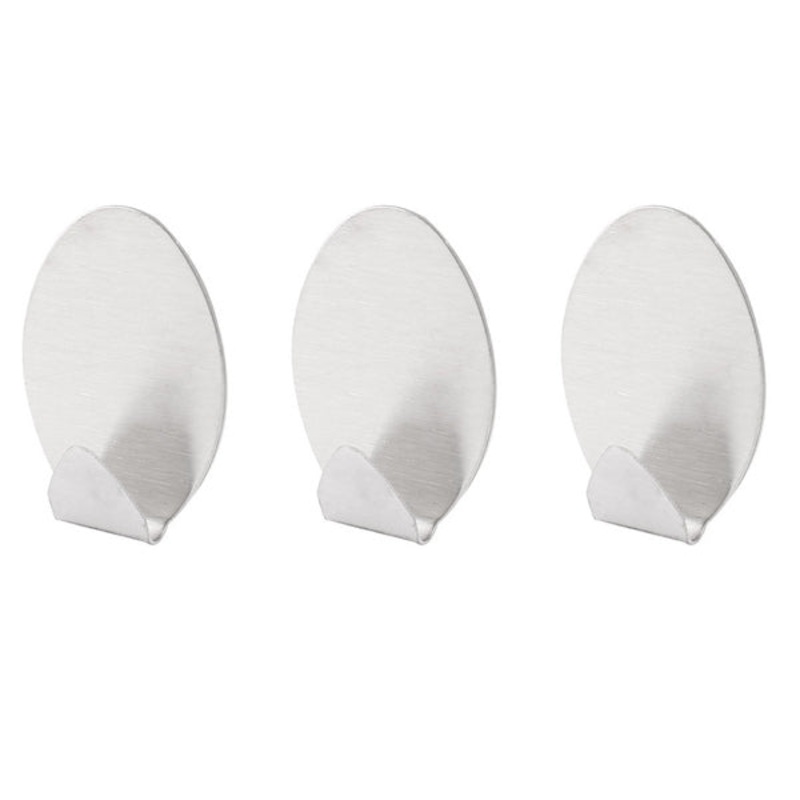 Multipurpose Stainless Steel Adhesive Hooks