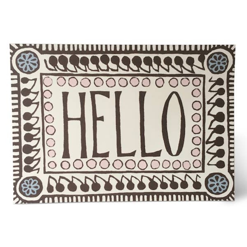 Hello Pattern Card