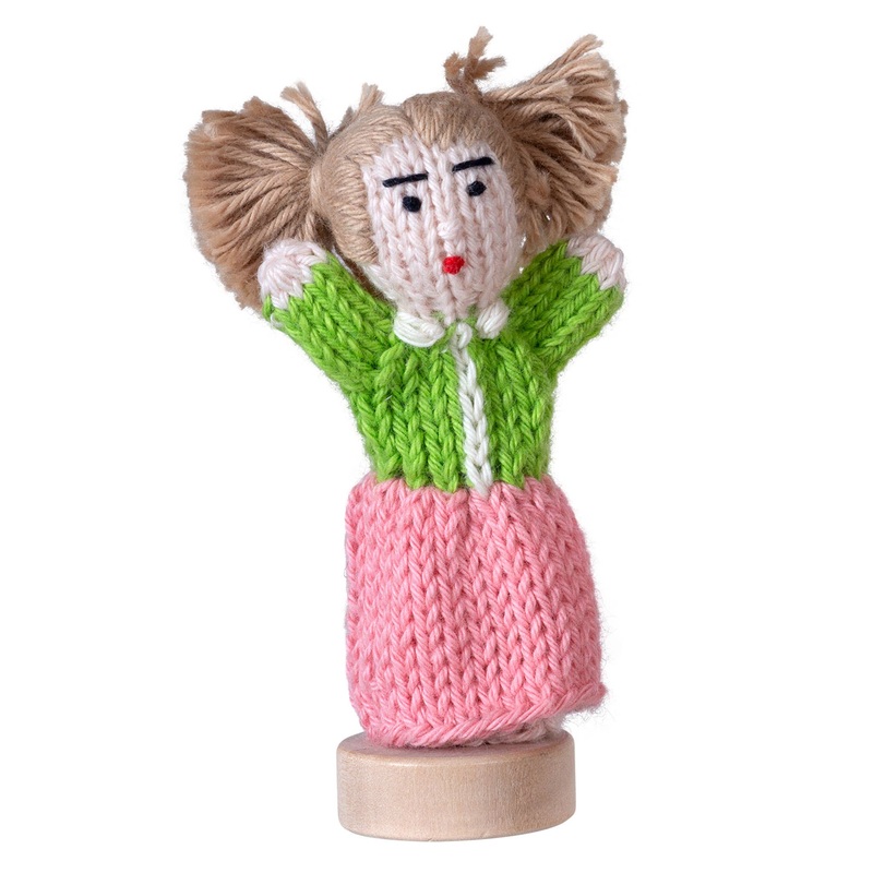 Organic Cotton Finger Puppet – Stocking Stuffer
