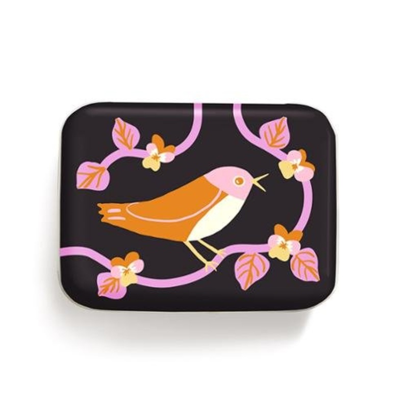 Ruby Star Bird Notions Tin