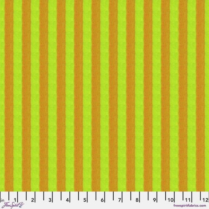 Shot Cotton Narrow Stripe / Sulfur