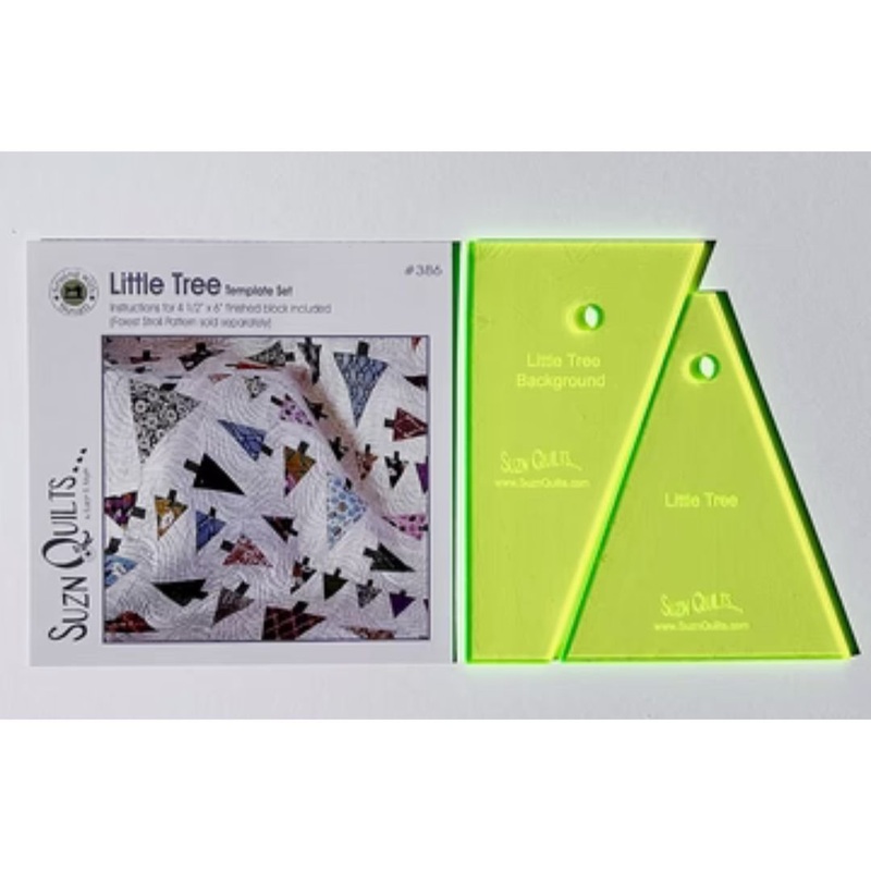 Suzn Quilts Little Tree Template Set