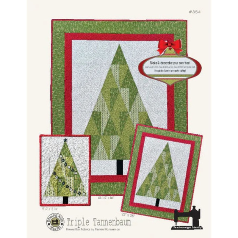 Suzn Quilts / Triple Tannenbaum Quilt Pattern