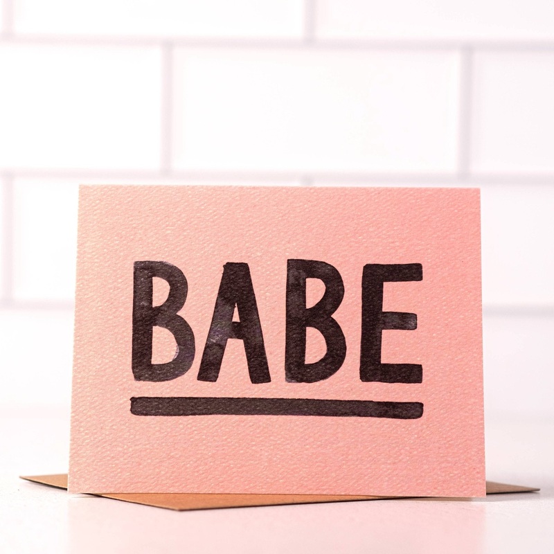 Babe Greeting Card