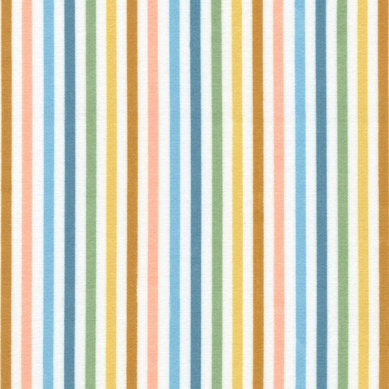 Cozy Cotton Flannel / Rainbow Stripe