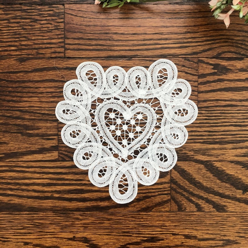 Edwardian Heart Doily
