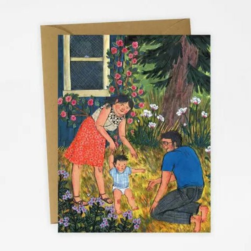 First Steps Greeting Card