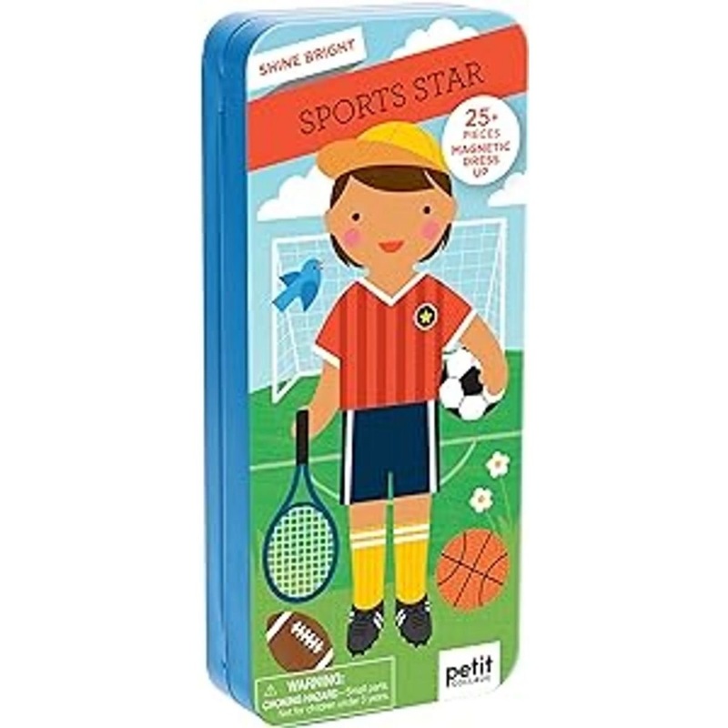 Petit Collage Sports Star Magnetic Dress Up
