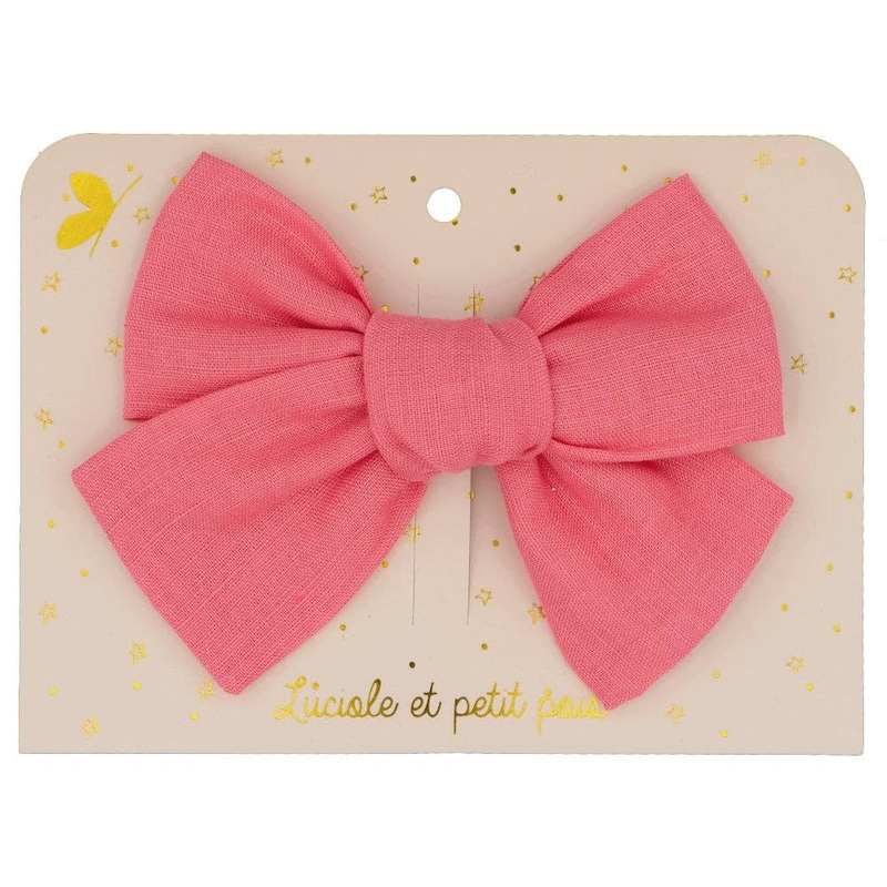 Princess Big Bow Hair Clip – Candy Pink
