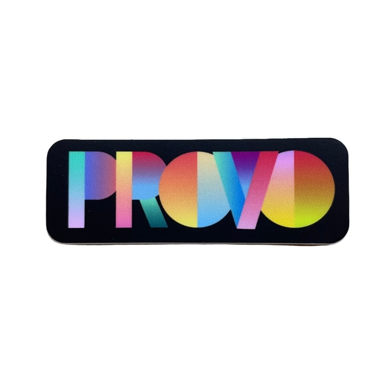 Provo Gradient Sticker
