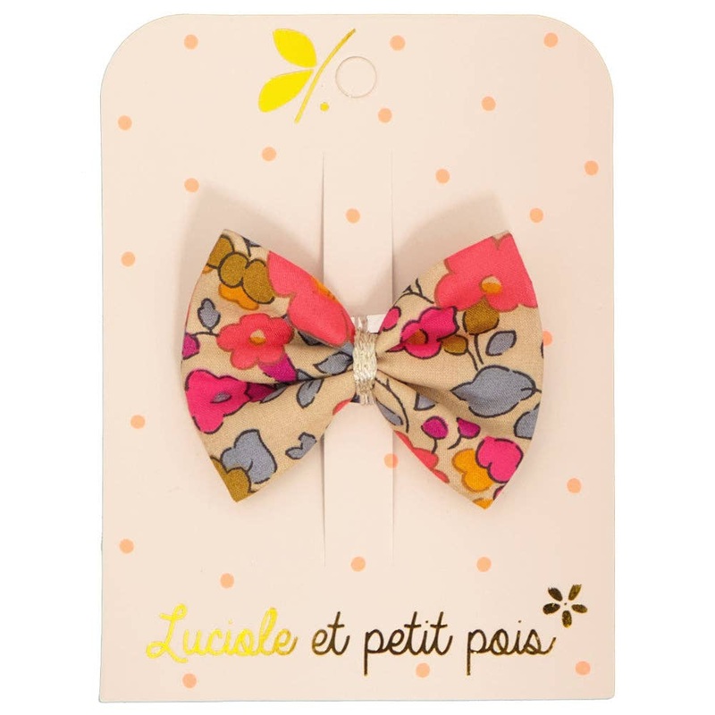 Ribbon Bow Hair Clip – Liberty Betsy Fluo Tea