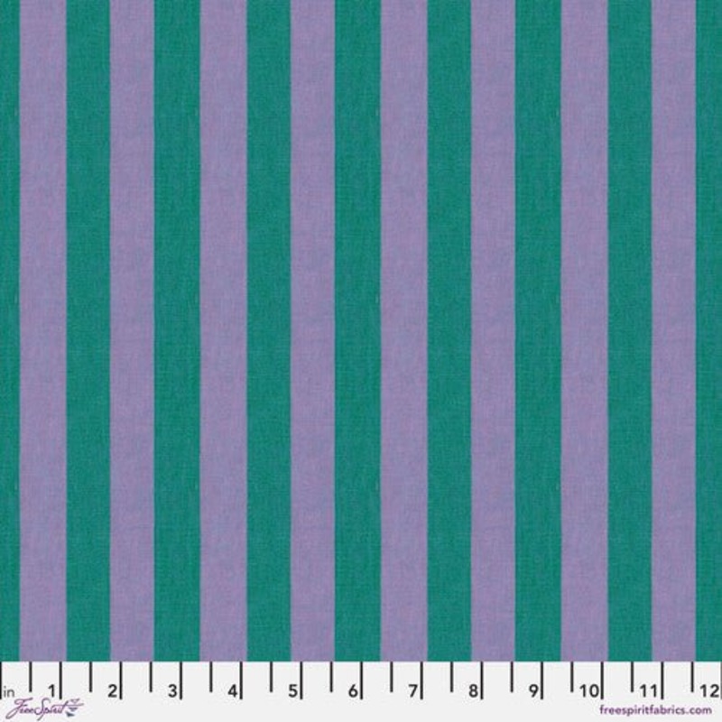 Shot Cotton Wide Stripe / Heather