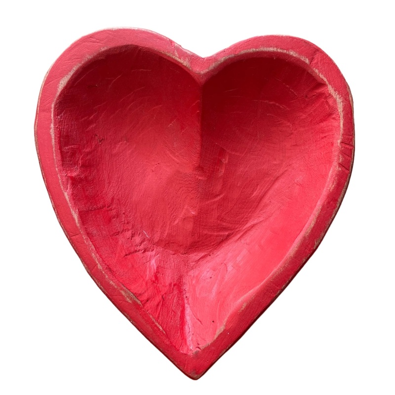 Wood Heart Bowl Medium