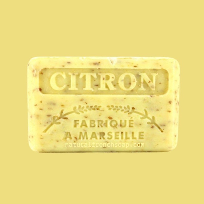 125g French Soap with Crushed Lemon