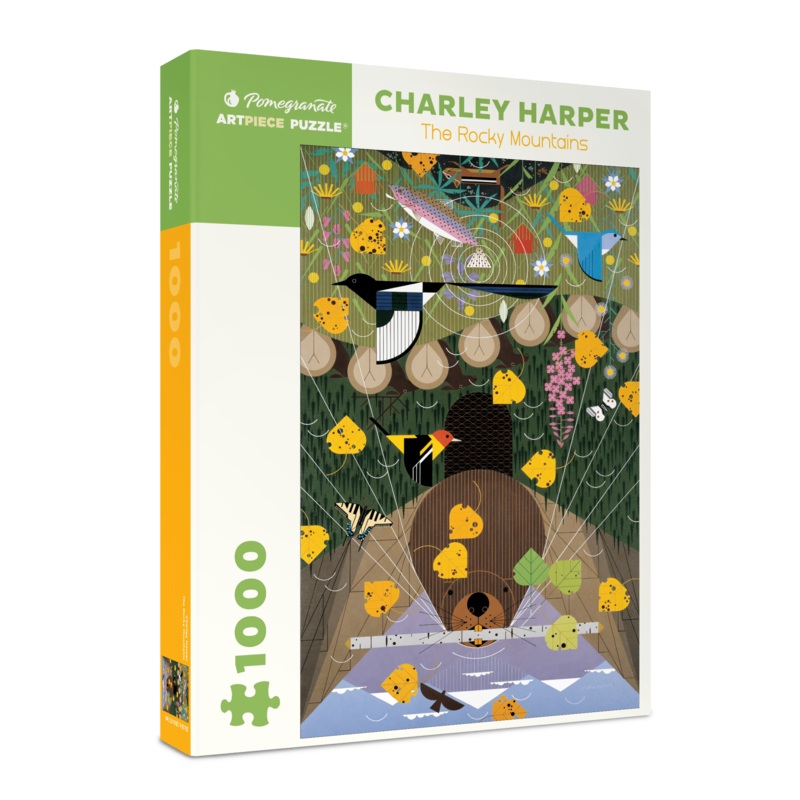Charley Harper: The Rocky Mountains 1000-piece Jigsaw Puzzle