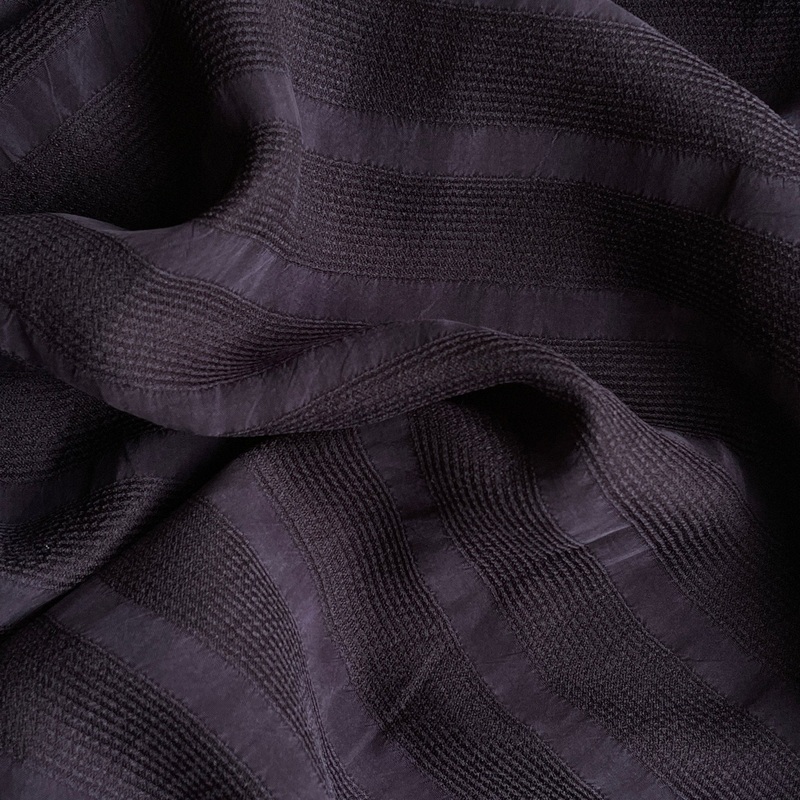 Deep Eggplant Textured Bemberg