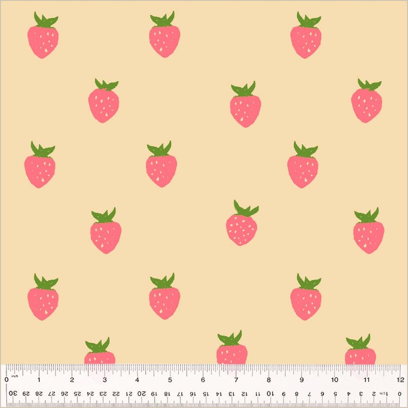 Meadows / Berry / Ecru / Wide