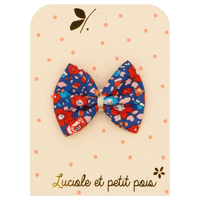 Ribbon Bow Hair Clip – Liberty Betsy Ann Scarlet