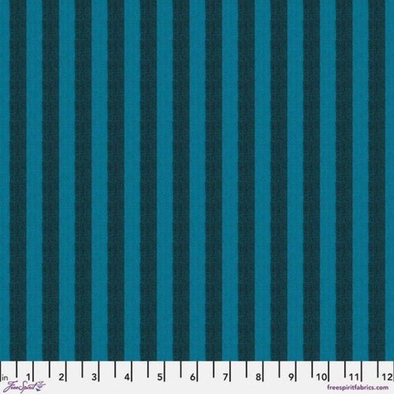 Shot Cotton Narrow Stripe / Mallard