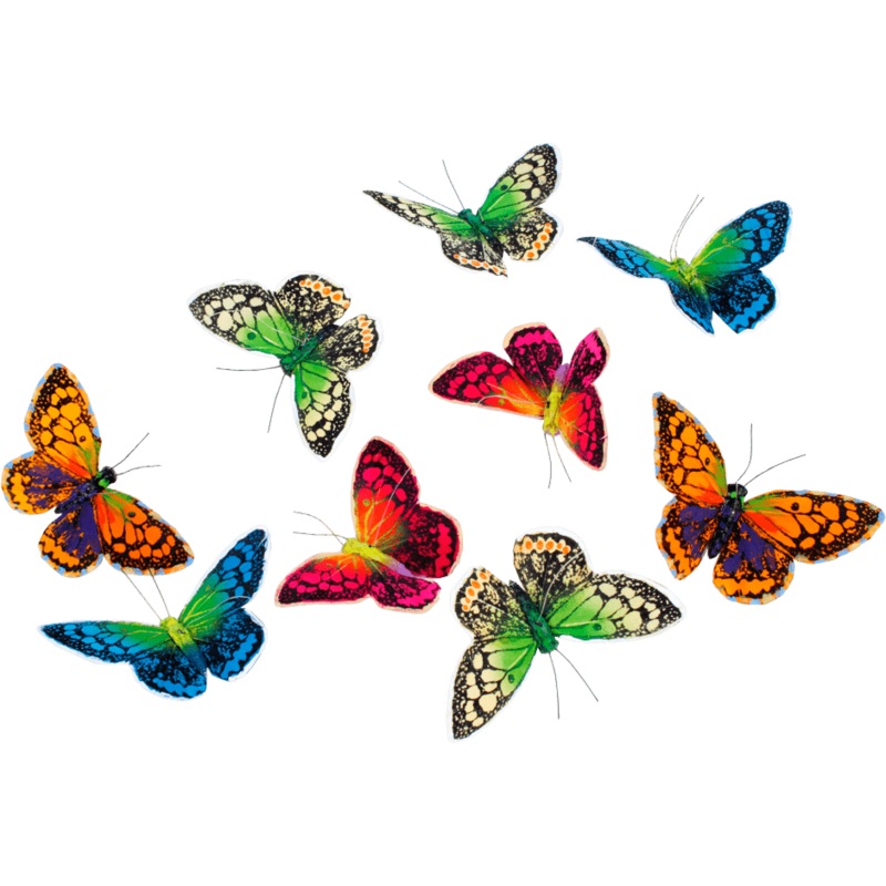 Butterfly Garland Colorful Royals