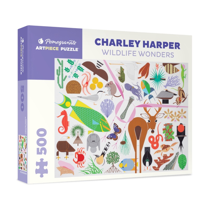 Charley Harper: Wildlife Wonders 500-Piece Jigsaw Puzzle