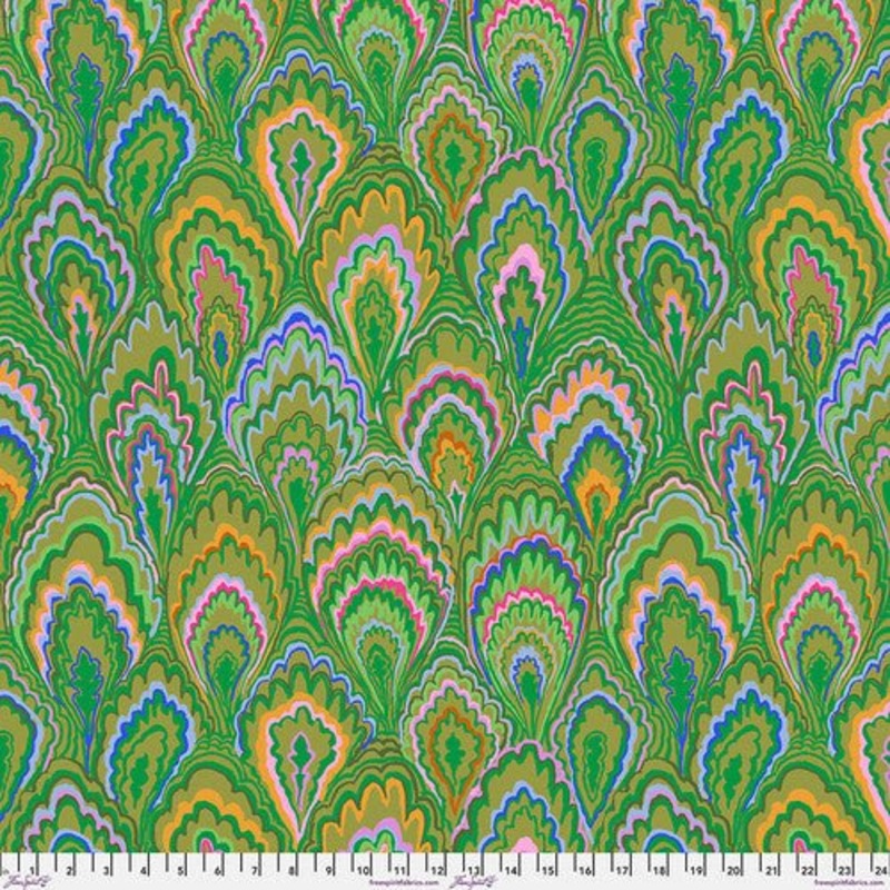 February 2025 / Marble Scallops / Green