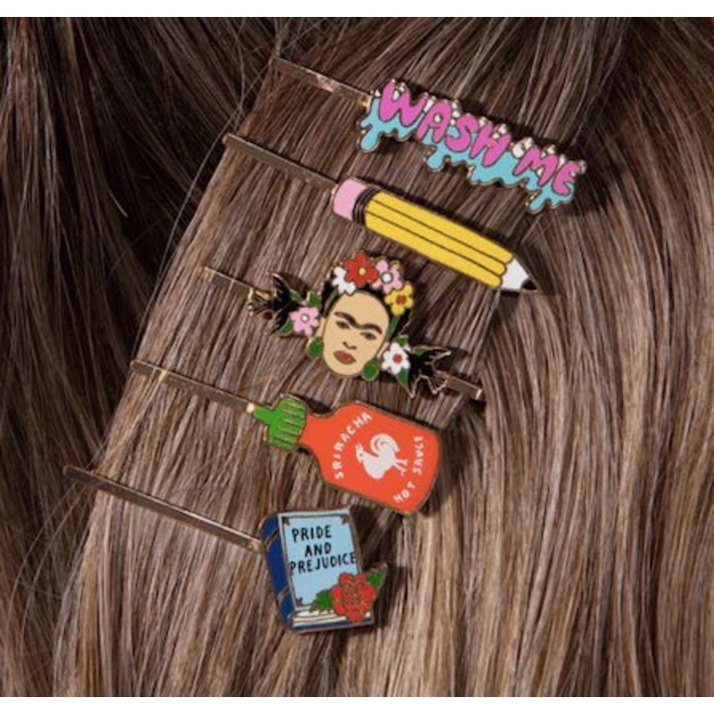 Gold Cloisonn Hair Pin
