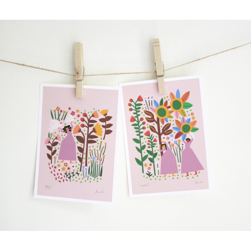 Mother Nature Print Set – Catch and Fly 5×7