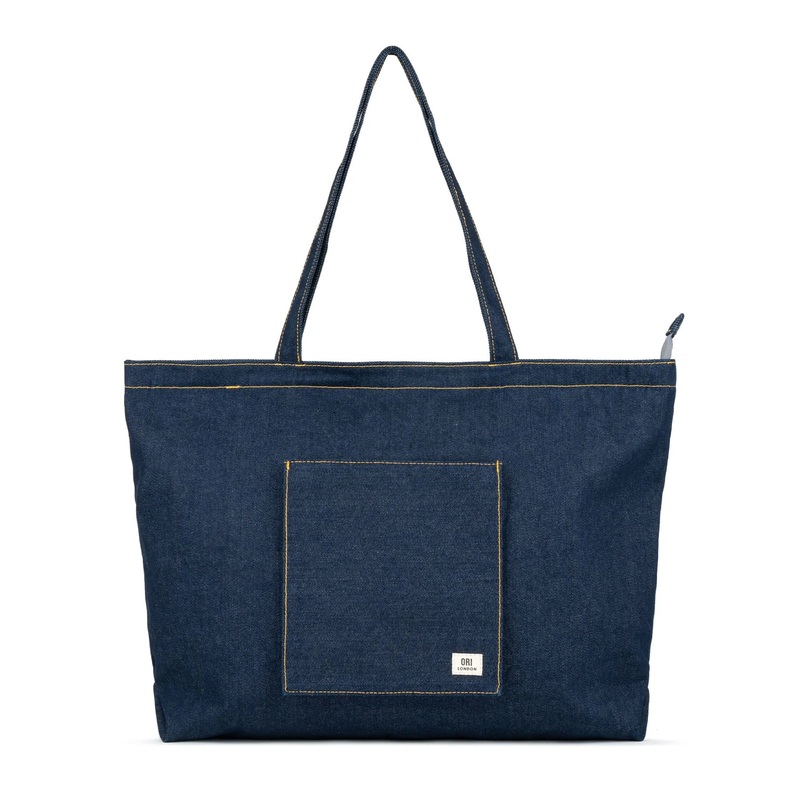 Portobello Large Denim Cotton Tote Bag