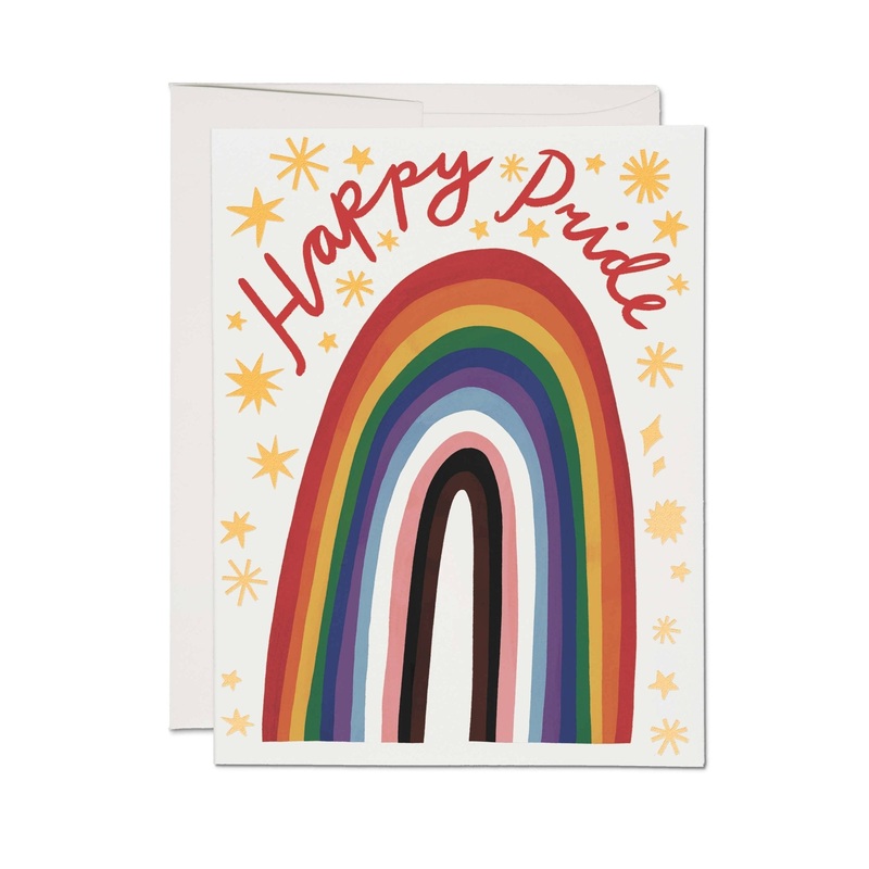 Rainbow Happy Pride card