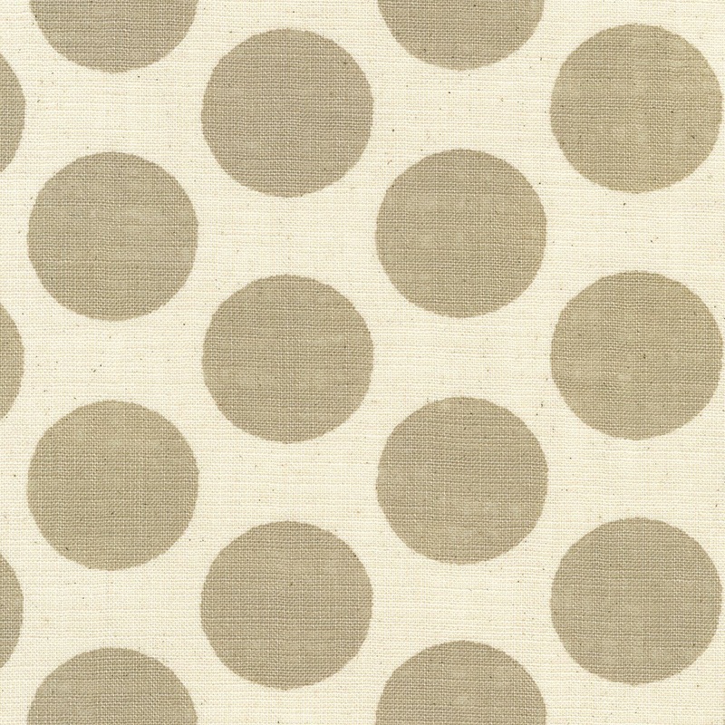 Sevenberry Cotton Slub Canvas / Tan Dots