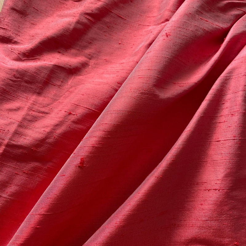 Watermelon Silk Dupioni