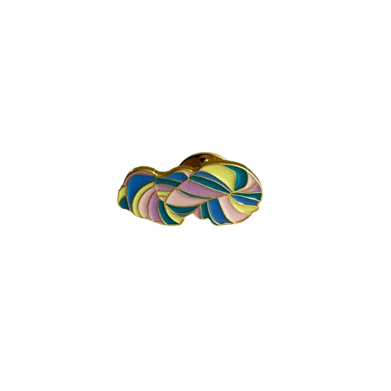 Yarn Skein Enamel Pin