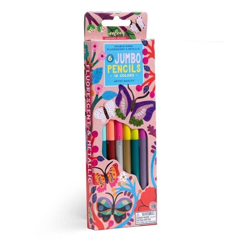 6 Jumbo Double-Sided Special Pencils