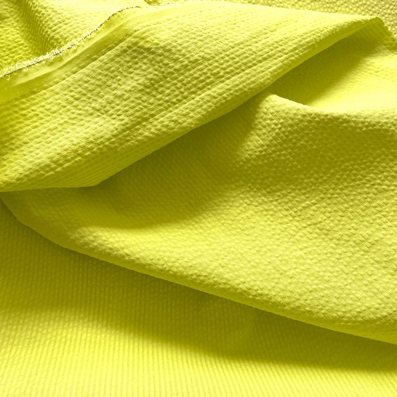 Citron Cotton Seersucker