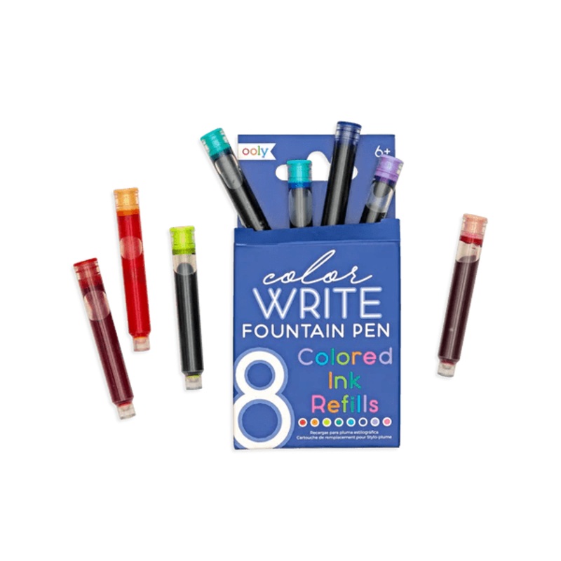 Fountain Pen Colored Ink Refills