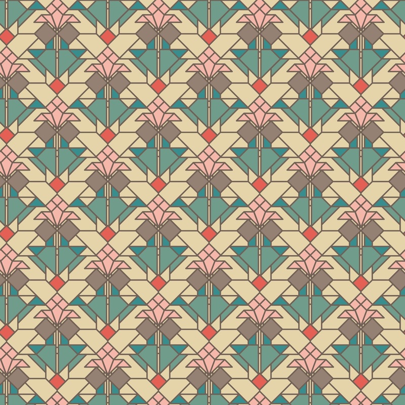 Frank Lloyd Wright / Coonley Tulip / Desert