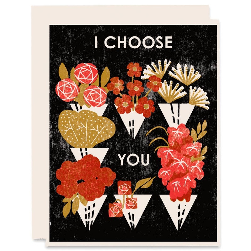 I Choose You Romance Card