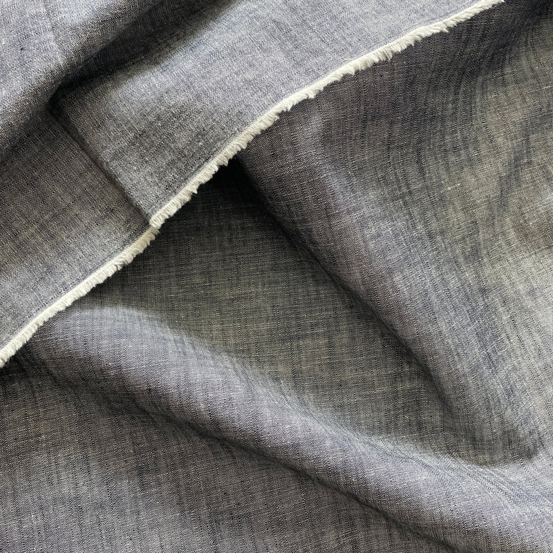 Indigo Linen Chambray