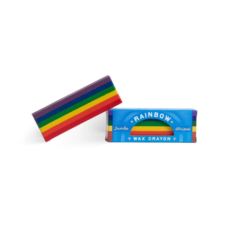 Jumbo Striped Wax Crayon