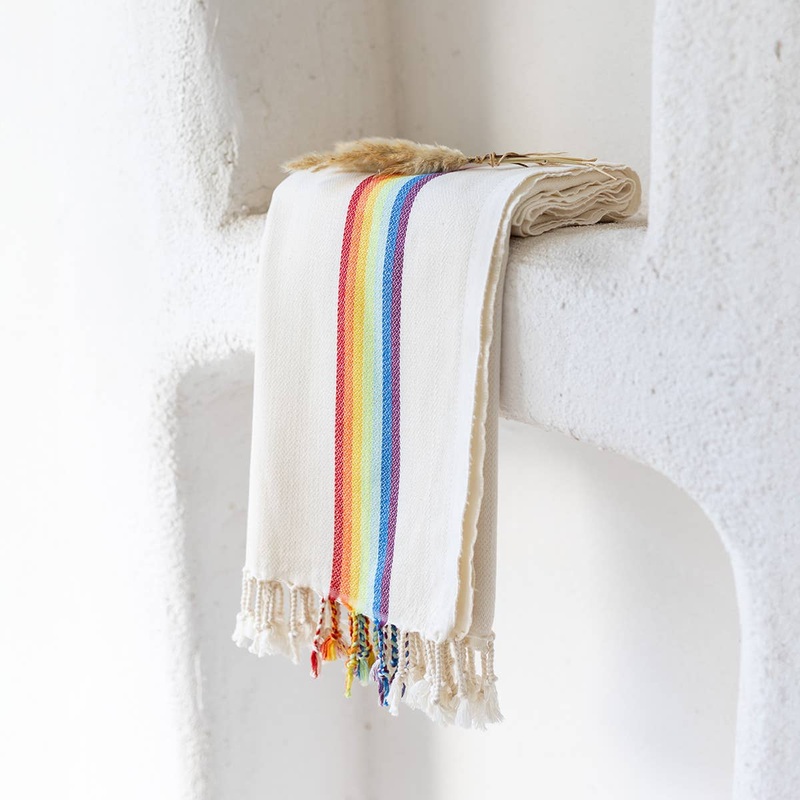 Light Weight Rainbow Beach Towel