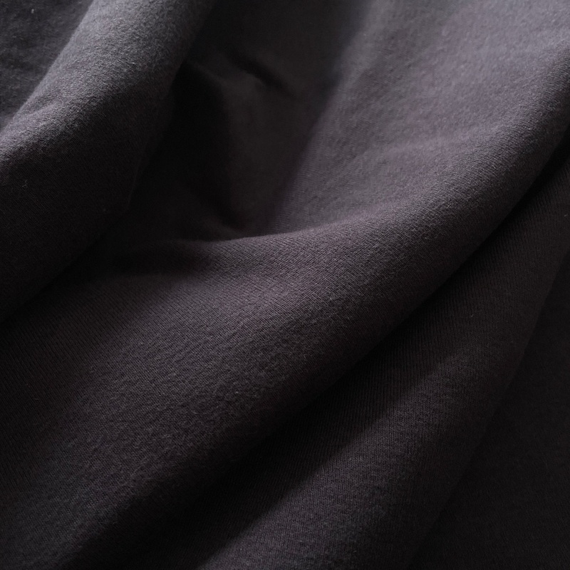 Navy Cotton Rib Knit