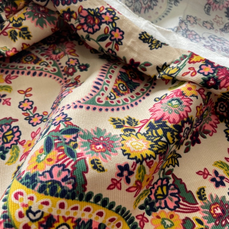 Paisley Craze Corduroy